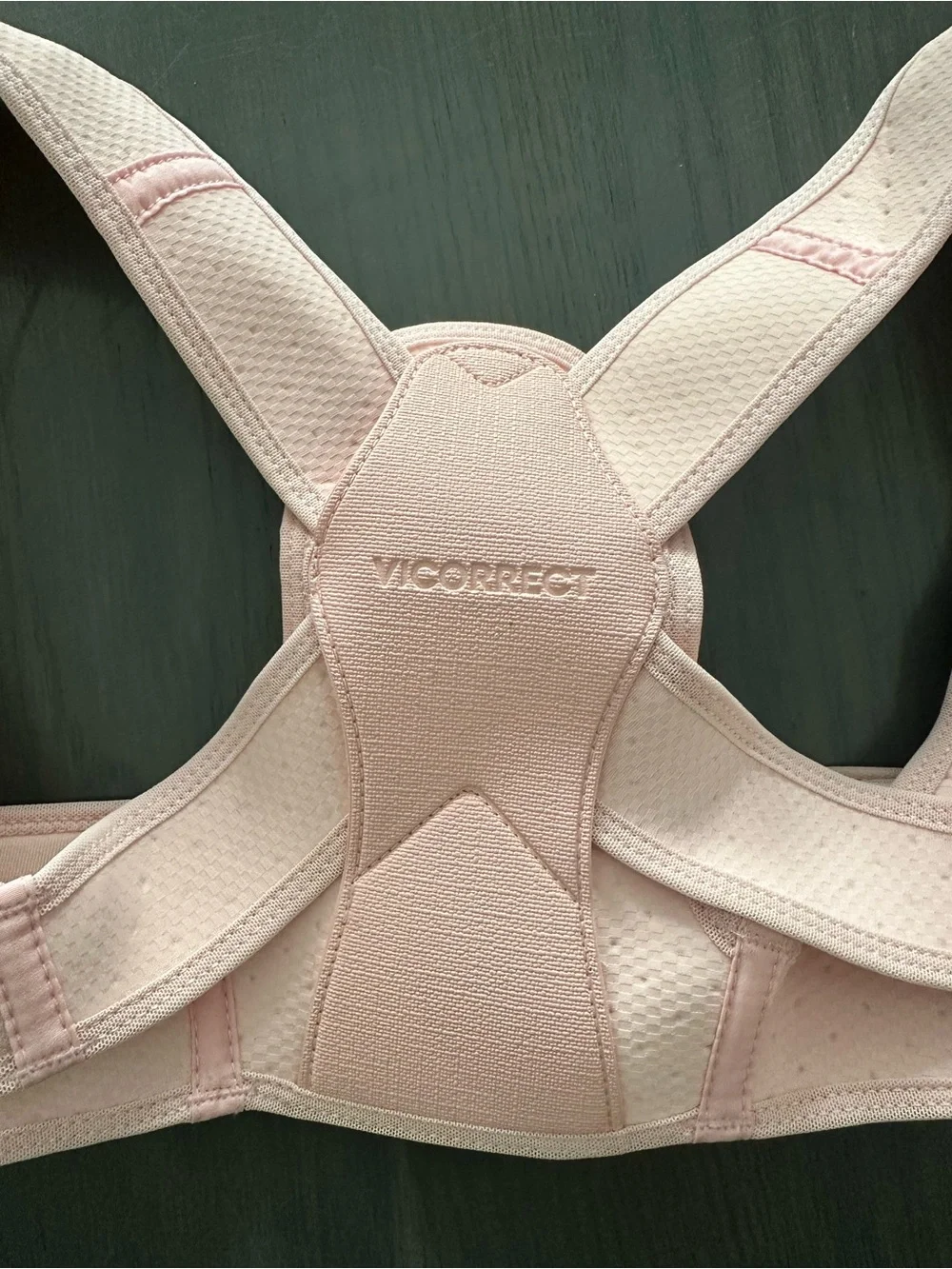 Never Used Vicorrect Pink Posture Corrector Back Brace Adjustable S/M